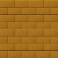  Тротуарная плитка Steinrus Прямоугольник Лайн 200х100х60 мм Желтый Бассировка: внешний вид