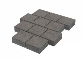  Тротуарная плитка Stellard Квадрат 200x200x80 мм Серый: внешний вид